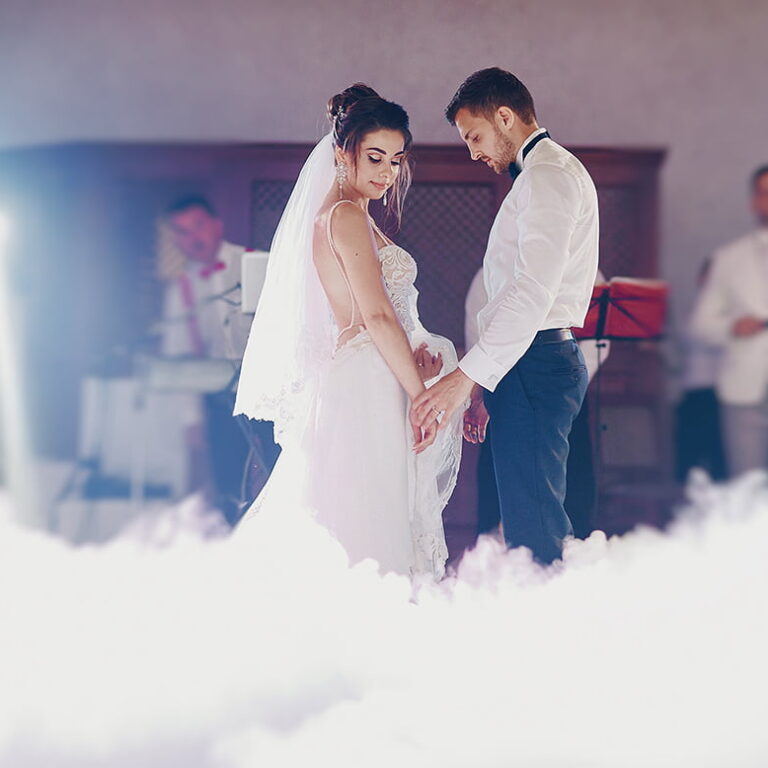 suchy lód na weselu